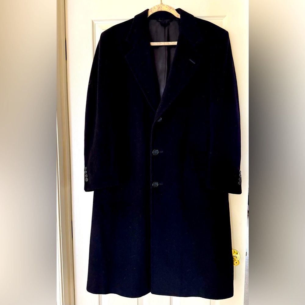 Vintage Navy Coat - size large